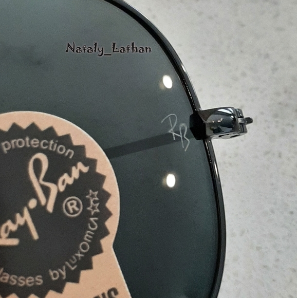 RayBan (Store Display) Aviator All Black RB3025 Classic - Picture 7 of 11